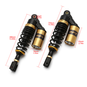 RACEPRO universel 235mm 280mm 320mm 340mm <span class=keywords><strong>moto</strong></span> <span class=keywords><strong>amortisseur</strong></span> à Air fourche de Suspension arrière pour Honda Yamaha Suzuki Kawasaki - Product Image 2