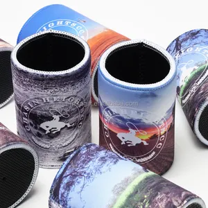 New Fashion Outdoor Promotional Sublimation Printed Custom Neoprene Can Cooler Drink Beer Bottle Sleeve Stubby Holder
