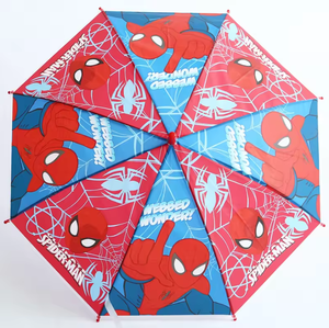 <b>Sunscreen</b> children's umbrella - Various cartoon pattern designs - Semi-automatic - Polyester fiber material - Sun protection and - Product Image 4