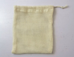 ถุงตาข่ายใส่ผลไม้ทำจากผ้าฝ้ายออร์แกนิกพร้อมฉลากถุงใส่ของชำเป็นมิตรต่อสิ่งแวดล้อมใช้ซ้ำได้ตามต้องการ - Product Image 6