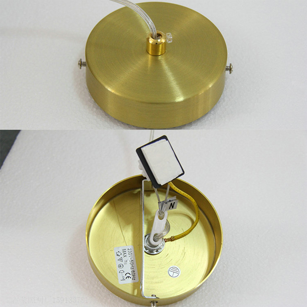 Luxury Round Led Chandelier Rose Gold Hanging Lamp For Bedroom Kitchen