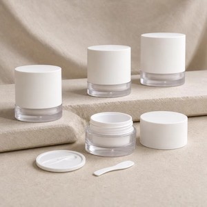 Pot en plastique 30g 50g pour crème corporelle, pot à crème, emballage cosmétique, contenant cosmétique vide, produit très demandé et en stock - Product Image 1