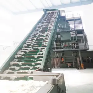 Garrafas do animal de estimação reciclando a máquina de produção da fibra