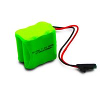Paket Baterai NiMH Kapasitas Tinggi 12V-7.2V 2500mAh-300mAh Ukuran F dan 2/3AAA 5S1P Daya Isi Ulang untuk Perangkat Industri
