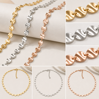 Collier Pendentif Disque Ondulé Personnalisé, Breloque en Métal Doré, Bijou Tendance, Accessoire de Chaîne