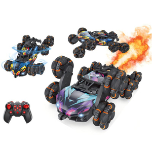 Coche de Acrobacias RC GF2330 de <span class=keywords><strong>Ocho</strong></span> <span class=keywords><strong>Ruedas</strong></span> con Movimiento Oscilante y Rociado de Agua, Conducción Lateral, Regalo para Niños, Precio de Fábrica - Product Image 1