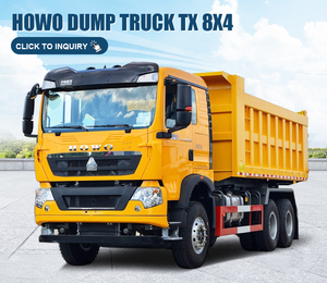รถดัมพ์มือสอง 8x4 ยี่ห้อซิโนทรัค รุ่นโฮโว่ TX แบบเทท้าย - Product Image 2