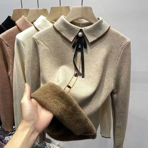 Maglione Pullover da <span class=keywords><strong>Donna</strong></span> in <span class=keywords><strong>Cashmere</strong></span> <span class=keywords><strong>di</strong></span> Alta Qualità, Traspirante, Casual, Lavorato a Maglia, RS183, Misto Invernale, Manica Lunga - Product Image 1