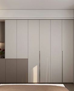 ตู้เสื้อผ้าห้องนอนขนาดใหญ่ทำจากไม้เนื้อแข็งทันสมัยปรับแต่งได้ตามต้องการ - Product Image 2