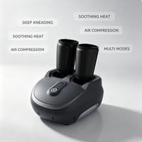 Masseur de pieds, mollets et jambes Molink AS-01 à compression d'air, Gua Sha, pétrissage, Shiatsu, chauffage infrarouge lointain, contrôle tactile, USB
