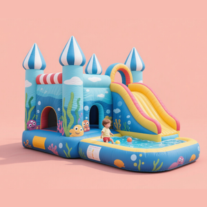 Gorila inflable de salto de doble tobogán personalizado de fábrica, casa hinchable para niños pequeños para niños - Product Image 4