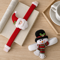 Attaches de rideaux de Noël modernes, adorables attaches en peluche de Père Noël et rennes, décoration de maison pour les fêtes