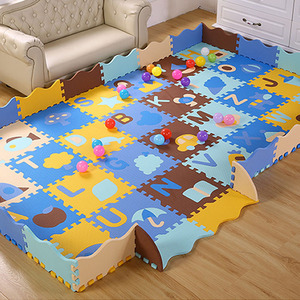 Gạch Nhà Máy Nhà Sản Xuất 30Cm Không Độc Hại Sức Khỏe Đầy Màu Sắc Eva <span class=keywords><strong>Foam</strong></span> Puzzle Mats Playmet Lớn Bé Kids Chơi Puzzle Bò Mat - Product Image 2