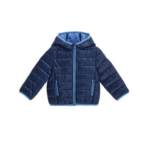 Blue S Size <b>Padded</b> <b>Jacket</b> with <b>Hood</b> for Turning Tool Usage - Product Image 2