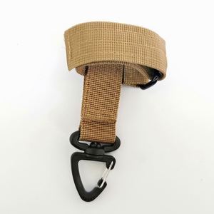 Mousqueton personnalisé en sangle textile tactique multi-usage avec boucle crochet d'aigle, porte-clés promotionnel, mousquetons, porte-clés - Product Image 4