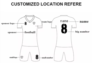 Camisetas en blanco Maillots De Football Chemises & Tops Camiseta Uniforme Kit Fútbol Jersey Fútbol Desgaste PSGed Parised - Product Image 3