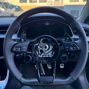 Volante de Fibra de Carbono con Acabado Brillante Personalizado YLC para <span class=keywords><strong>Audi</strong></span> A3/S3 / Disponible para Todos los Modelos de Automóviles - Product Image 5