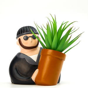 Bình Hoa Mặt Người Dễ Thương Bình Nhựa Trồng Cây Mọng Nước Chậu Hoa Đầu Mặt Nhân Vật Hoạt Hình Bình Hoa Nhân Vật Để Bàn Trong Nhà - Product Image 5