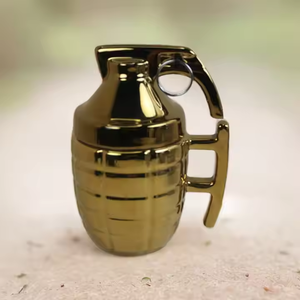 Wholesale Novelty 3D Porcelain <b>Ceramic</b> Cups Grenade Travel <b>Mug</b> Bomb Coffee <b>Mugs</b> <b>Ceramic</b> <b>Mug</b> for Tea Coffee With Lid - Product Image 5