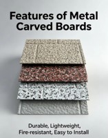 Panel Sándwich Metálico con Revestimiento de Piedra Impermeable, Ecológico, Bajo en Carbono, para Revestimiento de Paredes Exteriores, Garantía de 5 Años, Diseño Moderno, Personalizable