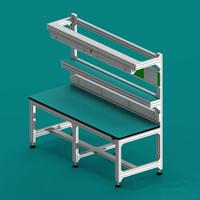 Vente en gros d'usine, profilés en aluminium ESD pour bureau, établi de travail, profilés en aluminium industriels pour atelier