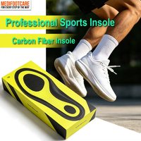 Semelles sportives en fibre de carbone avec soutien de la voûte plantaire - Semelles amortissantes pour sports à fort impact - Retour d'énergie