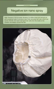 Appareil professionnel de soin capillaire à vapeur pour salon, machine à nano-brume et micro-brume, équipement de bureau sur pied pour le soin des cheveux et du cuir chevelu - Product Image 6
