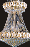 Lustre en verre de Murano LAITING, fleur de lotus, or, LED, salon, éclairage en cristal