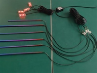 Kit d'éclairage LED d'ambiance pour voiture, 10 en 1, 6 en 1, Dream Color RGB, dynamique, contrôle par application, éclairage intérieur de voiture