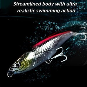 Señuelo de Pesca SNEDA de 125 mm/78 g, Tipo Lápiz, Hundimiento Rápido, Largo Alcance, para Agua Salada, Pesca de Atún y Grandes Peces Pelágicos en Alta Mar - Product Image 5