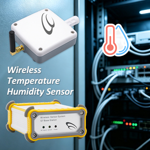 เครื่องบันทึกข้อมูลอุณหภูมิและความชื้นแบบไร้สาย IoT พร้อมระบบเตือนภัย ควบคุมอุณหภูมิและความชื้นแบบดิจิทัลสำหรับโรงเรือน - Product Image 1