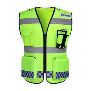 Construction Uniform Work Reflective Jacket High Visibility Reflective Safety Vest