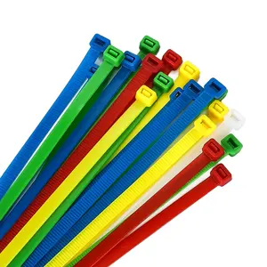 Hongyu Custom Length Flexible Heavy Duty Wide Varieties Colorful Nylon Cable Ties Plastic Cable Ties Zip Ties