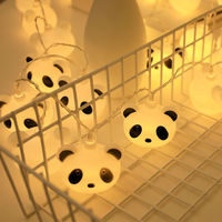 Vente en gros 3D Anime Kitty LED guirlande lumineuse extérieure en cuivre à piles vacances Festival anniversaire fêtes de noël enfants