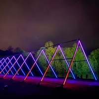 Lumière de scène Disco DJ, lumière matricielle LED, 24V DC, IP65, parc à thème, concert, défilé de mode, éclairage programmable multicolore, décoration