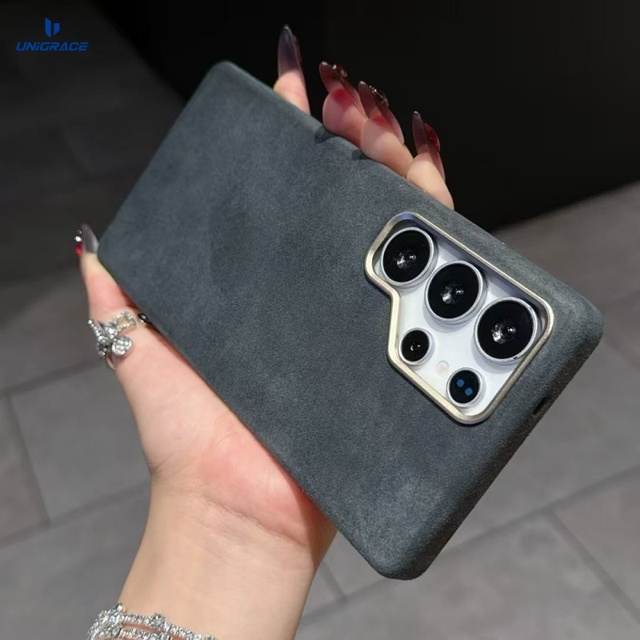 For samsung Phone case S24 ultra alcantara Phone case Luxury Suede Phone Covers