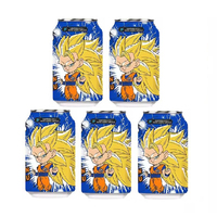 Dragon Ball Son Goku Fruit Smaak Oranje Witte Druif Perzik Bruisend Water Koolzuurhoudende Drank Gezamenlijke Collector 'S Edition