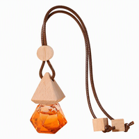 Diffuseur de parfum pour voiture avec logo personnalisé, en verre, élégant, à base d'huiles essentielles naturelles, longue durée, désodorisant, élimination des odeurs