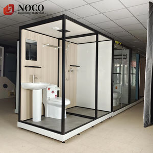 Conteneur NOCO avec séparation sec/humide pour hôtel et immeuble de bureaux, ensemble complet de toilettes portables modernes intégrées - Product Image 6