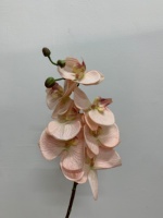 Orchidées artificielles de qualité supérieure, fleurs en latex au toucher réel, orchidée rose foncé à 7 têtes, pour événements, mariages, décoration de la maison, fête des mères