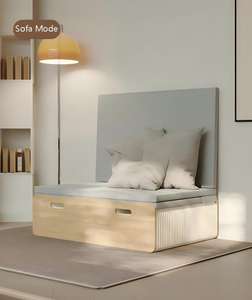 Nouveau <span class=keywords><strong>lit</strong></span> pliant en accordéon portable, canapé-<span class=keywords><strong>lit</strong></span> multifonctionnel 2 en 1 pour les petits espaces, utilisation domestique - Product Image 5