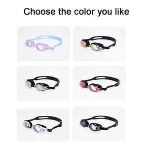 Lunettes de natation en silicone souple populaires avec bouchons d'oreille Lunettes de natation portables pour enfants Design droit - Product Image 6