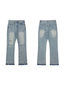 Hot Mùa Thu Ngọn Lửa Chống Cháy Làm Việc Jeans Người Đàn Ông OEM An Toàn Denim Paisley Động Vật 3D Leopard Chắp Vá Đinh Tán Chống Cháy - Product Image 3