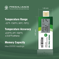 Fresh Tag 1D registrador de datos temperatura USB temperatura de un solo viaje registrador de datos de un solo uso