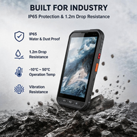 PDA Resistente con Empuñadura de Pistola y Escáner de Código de Barras Integrado, Protección IP67, Sistema Operativo Android 12, en Stock