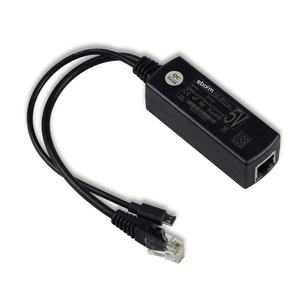 Répartiteur PoE actif IEEE 802.3af Micro <span class=keywords><strong>USB</strong></span> Power Over <span class=keywords><strong>Ethernet</strong></span> 48V à 5V 2,4 a pour tablettes Dropcam ou <span class=keywords><strong>Raspberry</strong></span> <span class=keywords><strong>Pi</strong></span> 2/3B + - Product Image 2