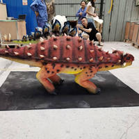Neuer Maßgefertigter Realistischer Animatronischer Gehender Roboter-Dinosaurier Ferngesteuerter Ankylosaurus-Roboterhund