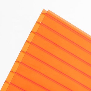 Hoja de <span class=keywords><strong>policarbonato</strong></span> de pared doble de <span class=keywords><strong>3mm</strong></span> para uso en exteriores Puerta corredera de diseño moderno y aplicación de invernadero - Product Image 6