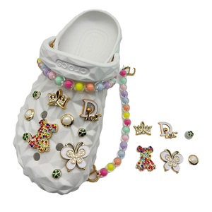 Groothandel Pvc Schoen Bedels <span class=keywords><strong>Eva</strong></span> Slippers Ornamenten Met Bijpassende Decoratie Kaarten Druppelen Plastic Schoen Accessoires Decoraties - Product Image 6