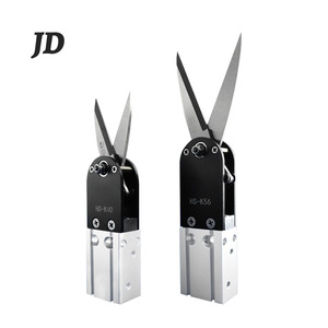 Ciseaux d'oreille automatiques à action bidirectionnelle à grande vitesse Machine de <span class=keywords><strong>masque</strong></span> pneumatique KN95 avec outils de coupe de qualité industrielle - Product Image 1